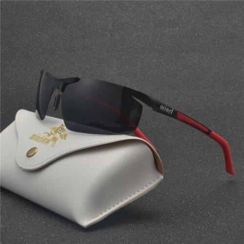 Polarized Aluminum-Magnesium Sunglasses Men Driving Accessories Rectangle Glasses Male Mirror High Quality nale eyeglasses NX