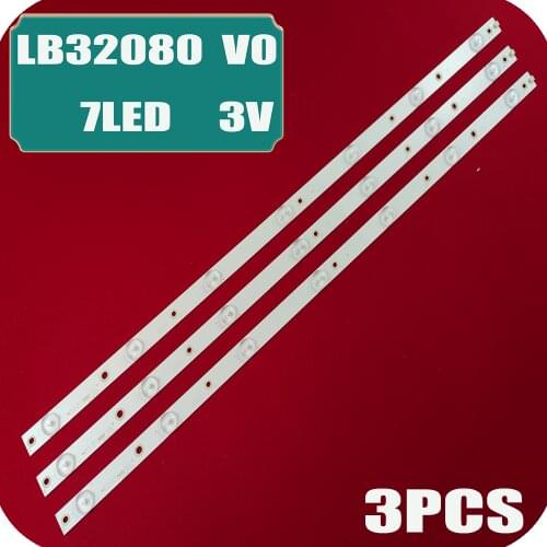 3 PCS LED backlight strip for 32LJ500 32LH500D GJ-2K16 GEMINI-315 32PFS6401 KDL-32R330D 32PHS5301 32PFS5501 LB32080 V0 01P26
