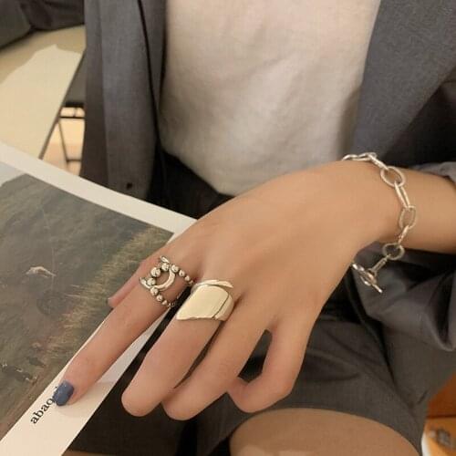 Todorova Minimalist Smooth Geometric Rings For Women Open Rings Fashion Vintage Jewelry Trendy Birthday Party Gift