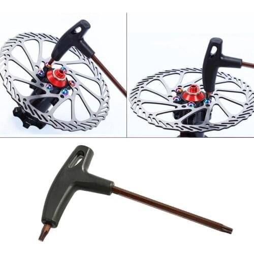 L Shaped T25 Torx Key Wrench MTB Bike Disc Brake Rotor Screws Wrench Mountain Bicycle Road Cycling Bike Repair Tool