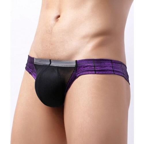 Men Jockstrap Sexy Men Underwear Front Convex See Through Mens Briefs Comfortable Breathable Elastic Bag high Quality Underpants