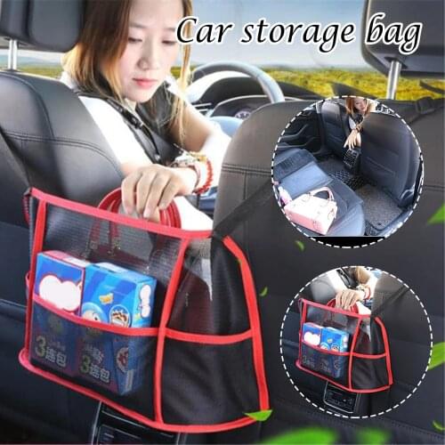 Universal Car Net Pocket Handbag Holder Car Seat Side Storage Mesh Bag Car Interior Accessories M8617