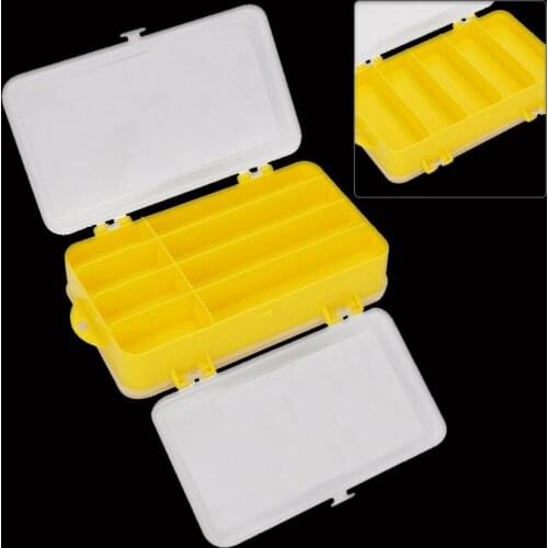 WALK FISH Double-sided Compartments Fishing Tool Box Plastic Thickening Storage Fishing Lure Box Activity Grid Accessory Box