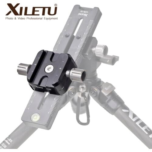 XILETU QR-50B Tripod Head Clamp Two Way Type Clamp For ARCA SWISS