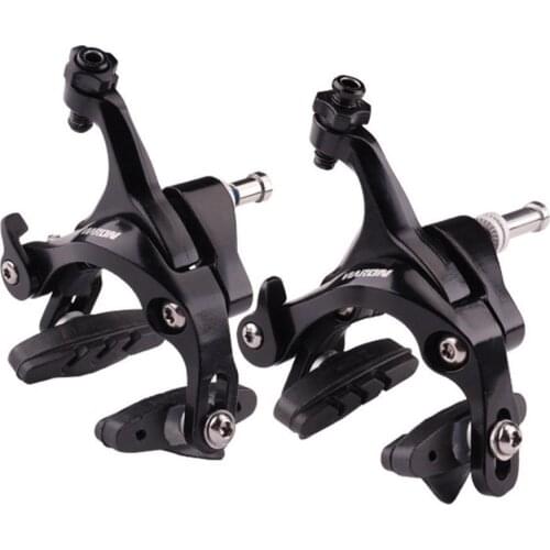 1 Set Bicycle Brake Racing Road Bike Brake Aluminum Side Pull Caliper Front And Rear With Brake Pads