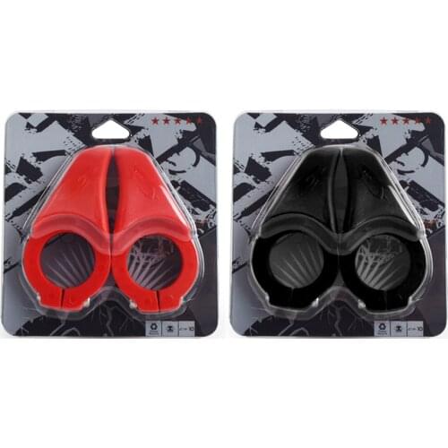 1 Pair Mountain Bike Rest Sub-handle Bicycle Deputy Handle Bicycle Thumb Force Grip Lightweight Plastic Non-slip Lock Ring Kit