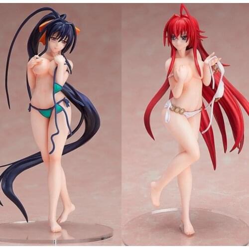 13cm Sexy Girl Anime Figure Anime High School DxD Action Figure Rias Gremory Himejima Akeno Sexy Swimwear Ver. Figure Model Toys
