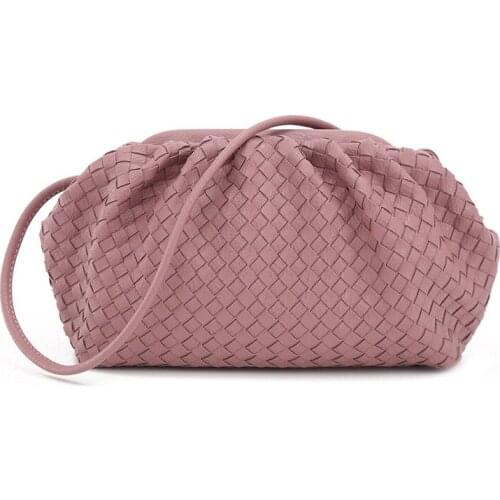 2021 Soft Cloud Bags for Women Wove Leather Shoulder Crossbody Bag Luxury Designer Handbags Clutch Ins Chic Hobo Bags