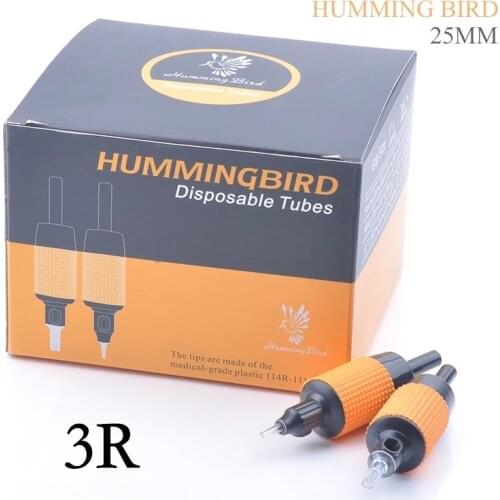 3R Tattoo Hummingbird Disposable Grip/Tube Combo Machine Kit Set Supply 20PCS 1"(25mm)