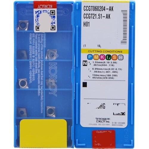 CCGT060204 H01 CCGT09T302 09T304 09T308 -AK CCGT120402-AK H01 CCGT 120404 120408 100% original Insert CNC Carbide Aluminum Blade