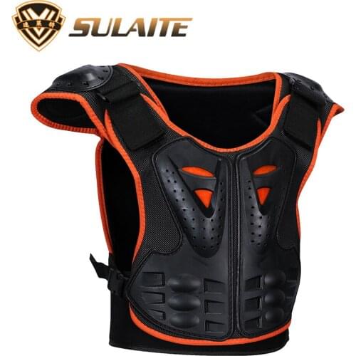 Outdoor Sports Childrens Back & Chest Protection Jackets Reflective Chest Design Protection Clothing Protector Tergite