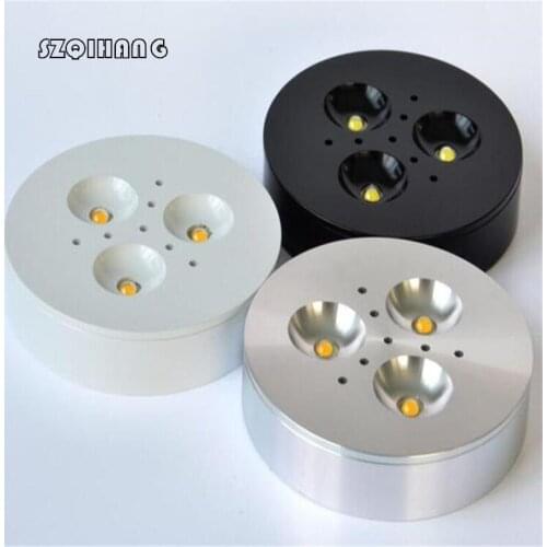 Dimmable LED Light Warm Natural Cool White LED Downlight Lighting for Under Kitchen Cabinets Home Counter Free Shipping