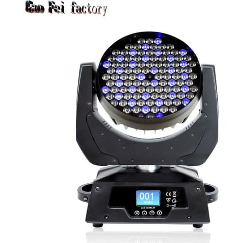 Dj Lights 108X3 Moving Head LED Wash DMX Light RGBW Sound Activated Rotating Disco Light For Stage Church Wedding Birthday Party