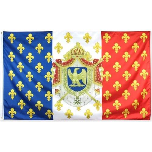 Flaglink 90*150cm Royal Standard Napoleon France FRA .fr Flag