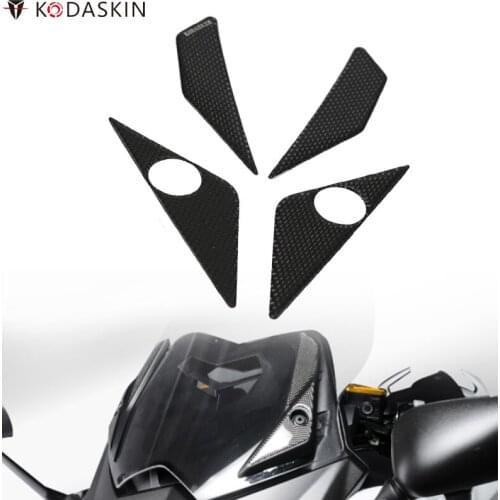 KODASKIN Motorcycle Windshield Stickers 3D Carbon Decals Decoration Modify for Yamaha T MAX 530 TMAX 530 XP 530 Accessories