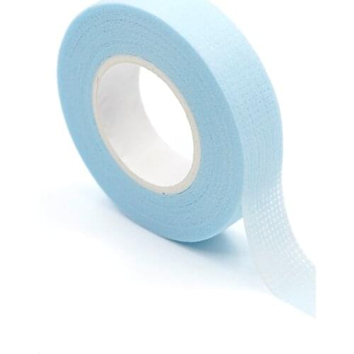 5pcs Non-woven grafted eyelash tape with holes breathable sensitive resistant blue eye pad Eyelash extension tools