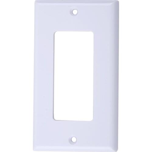 LETAOSK 1pc Plastic Faceplate Blank Wall Outlet Socket Plate Keystone Jack Replacement 11.4cm*7cm