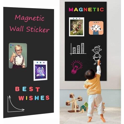 Chalknetic Magnetic Chalkboard Contact Paper for Wall Self Adhesive Chalk Board Wallpaper Learning Board for Homeschool Kids