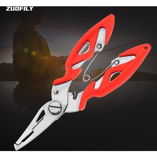 Multi Functional Fishing Plier Scissor Braid Line Lure Cutter Hook Remover Fishing Clamp Accessories Tool Multifunction Scissors