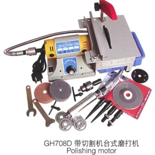 Multifunction Jewelry Polishing Cutting Holing Engraving Machine Mini Electric Cutter For Stone Jade Wood With 350W 10000R/Min