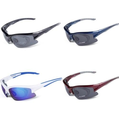 OBAOLAY Cycling Sunglasses 5 lens Polarized Bicycle Glasses Road Mountain Fishing Goggles UV400 Outdoor Sport Eyewear Glasses