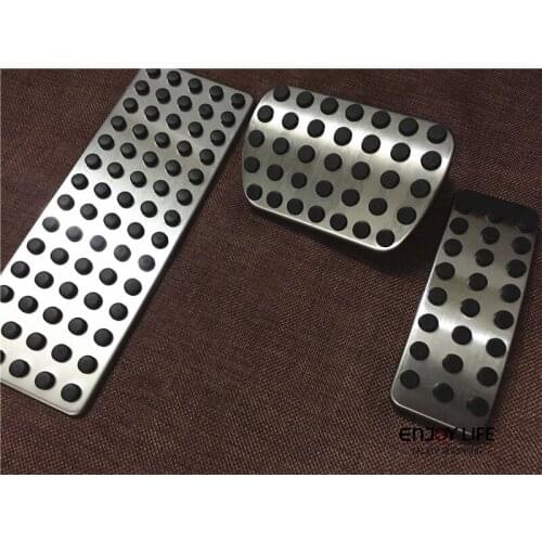 Gas Fuel Brake Footrest Foot Rest Pedal Pad Cover For Mercedes Benz X156 GLA200 GLA220 GLA250 C117 CLA180 CLA200 CLA220 CLA250
