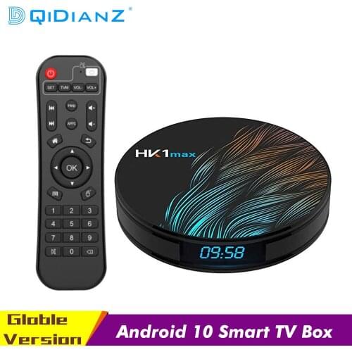 HK1MAX Smart TV BOX Android 10 Quad Core BT 4.0 DDR3 4K HDR 2.4G/5G Wifi Media Player VS X96 HK1 MAX MINI Set Top Box