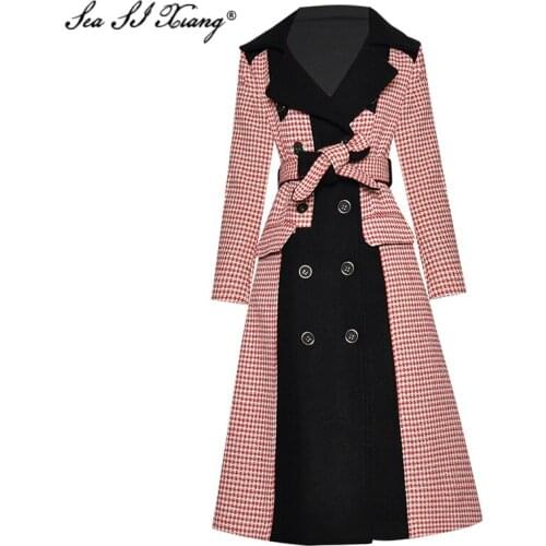 Seasixiang Women's Wool Coats