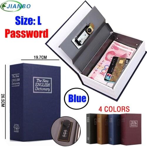 Dictionary Safe Box Popular Secret Book Money Hidden Secret Security Safe Lock Cash Money Coin Storage Jewellery Password Locker