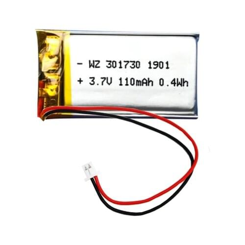 Ultra-thin square battery 301730 3.7V 110MAH business card makeup mirror access control card and other electronic products