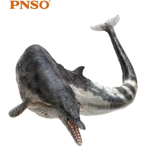 IN STOCK! PNSO 19.7" Basilosaurus Zeuglodon Whale PVC Realistic Ocean Animal Models Figure Toys Collector Decor Gift Kids Adult