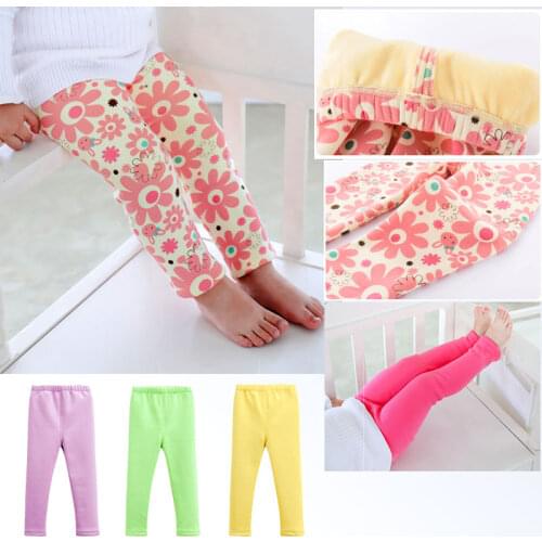 1pc Baby Girls Toddler Children Cotton Legging Spring Stretch Girls Kids Leggings Pants Clothes Trousers 2020 Wholesale Clothing