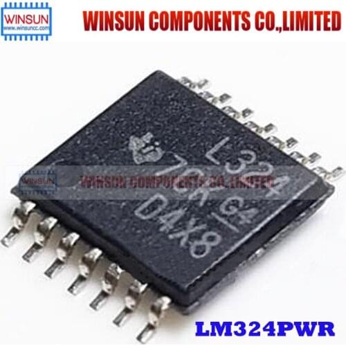 10PCS/LOT LM324PWR TSSOP14 LM324PW L324 Brand New Original