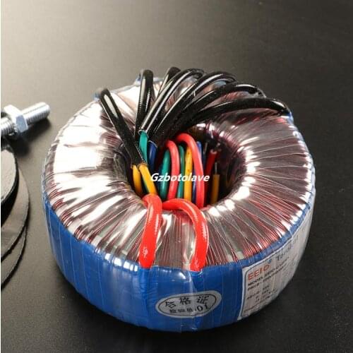 120W double 18V + double 15V power amplifier ring transformer