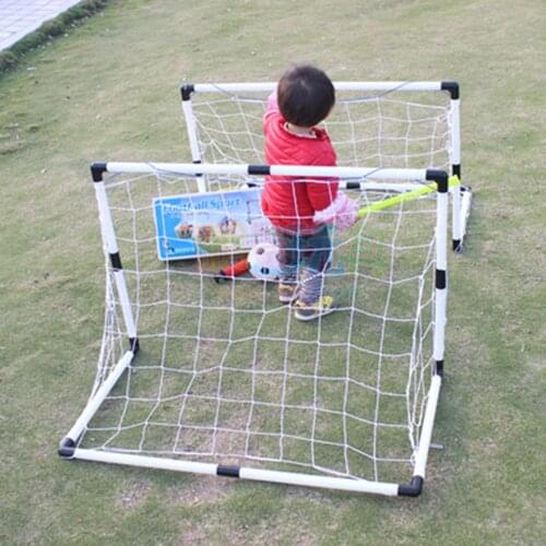 2Pcs Mini Football Soccer Ball Goal Folding Post Net + Pump Kids Sport Indoor Outdoor Games Toys Kids