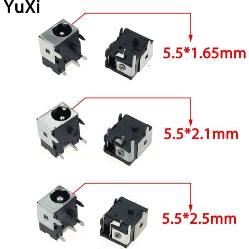 5pcs DC Jack Power Socket 5.5*1.65 / 2.1 / 2.5 MM Charging Port Connector Female For Laptop Electronic Product PCB Power Interfa