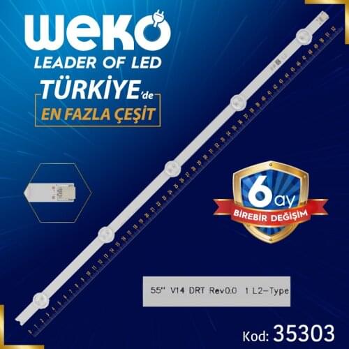 55 V14 DRT REV0.0 1 L2-TYPE - 6916 L1448A - 52.9 CM 5 LED- (WK-931)