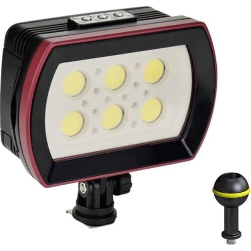 6000Lm IPX8 40M Waterproof LED Camera Phone Fill Light Flash Underwater Diving Photography Lighting Accessory SL- 22