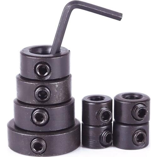 8pcs 3-16mm Woodworking Drill Locator Drill Bit Depth Stop Collars Ring Positioner Drill Locator Wood Drill Drill Bit Set