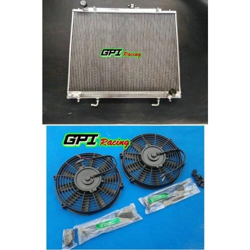 Aluminum Radiator For Mitsubishi Pajero III IV Montero/Shogun/Sfx V60/V70/V80 NM NP NS NT V68W/V78W 2.8/3.2L V6 Diesel AT 00-17