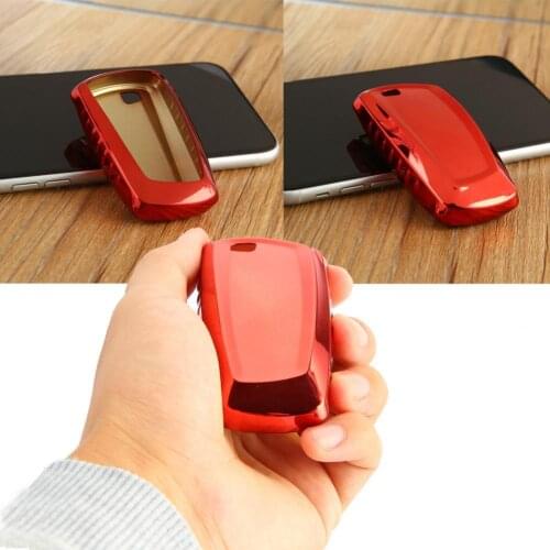 Car Key Fob Soft TPU Electroplating Protection Cover Case for BMW Auto Accessory