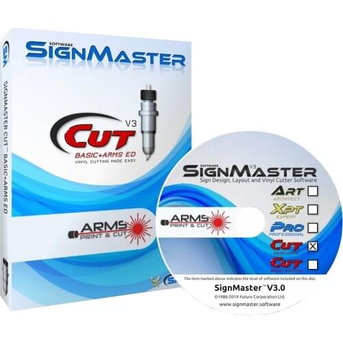 Free Shipping Signmaster Software Vinyl Cutter Plotter Vinyl Sign Making Design software for Window system