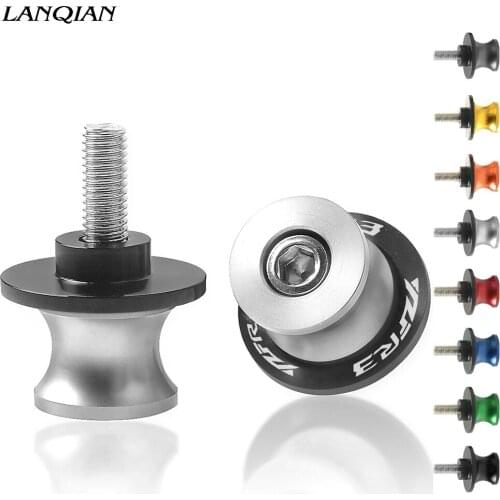 For Yamaha YZFR3 YZF R3 YZF-R3 2015 Motorcycle Swingarm Sliders Spools Stand Drop Screw Slider CNC Aluminum 6MM Accessories