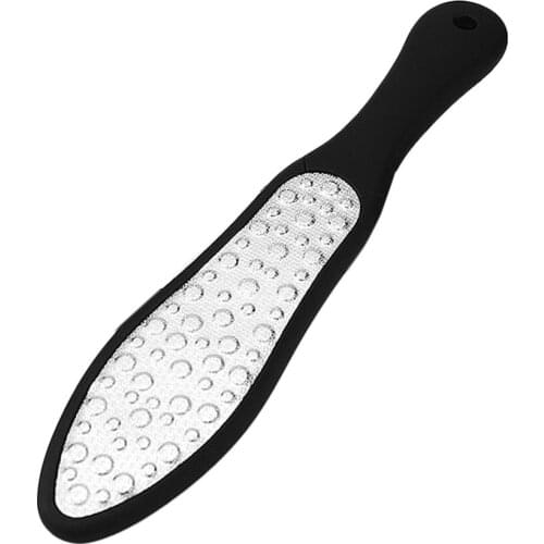 Double Sided Stainless Steel Grinding Foot Care Exfoliating Brush Beauty Feet Pedicure Calluses Removing Foot File Tools