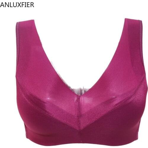 H9619 Simple Bra Non Steel Ring Fashion Comfortable High Quality Light Thin Bras Underwear Pure Color Wide Shoulder Strap Bra
