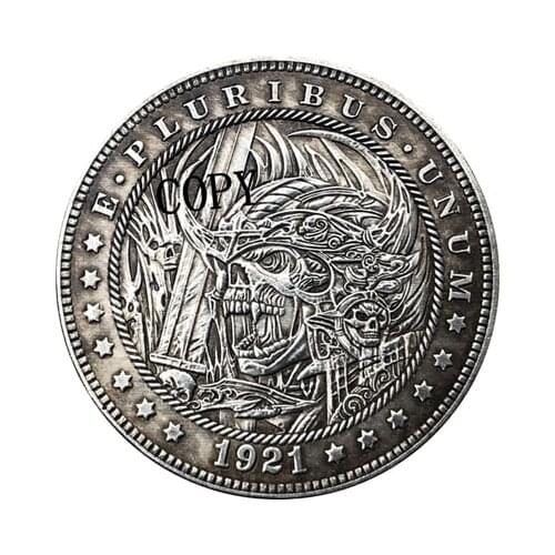 Hobo Nickel 1921-D USA Morgan Dollar COIN COPY Type 173