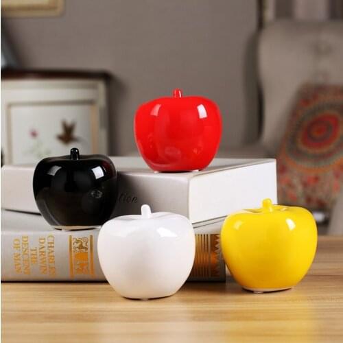 Ceramic Craft Small Decoration Home Decoration Creative Living Room Wedding Birthday Gift Apple Decoration Crafts