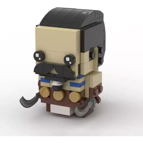 MOC Build Block Maker Anime Enthusiasts Cartoon Dog Characters Assembly Model Childrens Toy DIY Build Blocks Birthday Gift