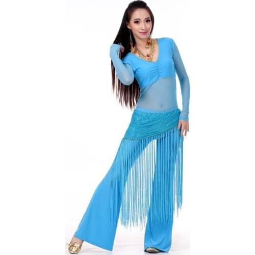 Belly Dance Costume 3 Piece(Top+Waist Towel+Pants) Belly Dancing Clothes Bellydance 10 Colors Clothing For Dance Indian Dresses