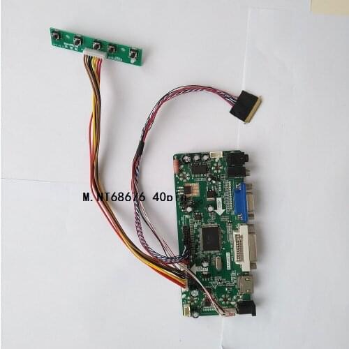 M.NT68676 HDMI LED LCD DVI VGA LVDS Controller driver board for LP156WH2(TL)(A1)/(TL)(AA) 1366X768 cable panel screen